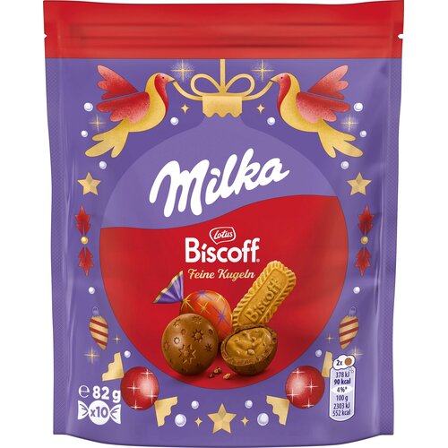 Milka Fine kroglice Biscoff - 82 g Slike