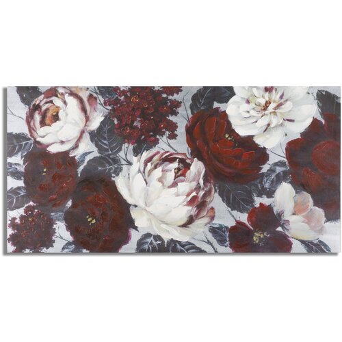 Mauro Ferretti Slika White/Red Flower Darkback Slike
