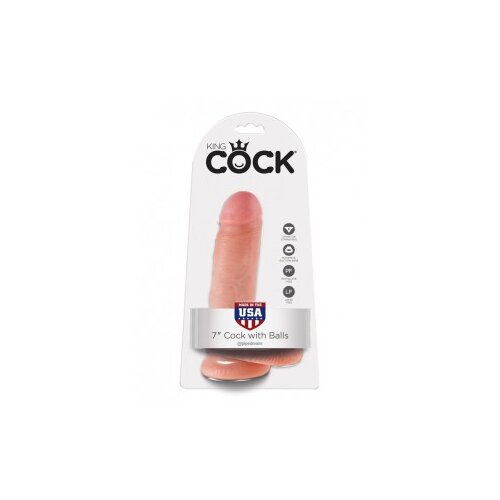 King Cock dildo z modi 7, 18cm Slike