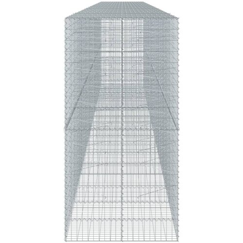  Gabionska ko&amp;scaron;ara s poklopcem 900x100x200 cm pocinčano željezo Slike
