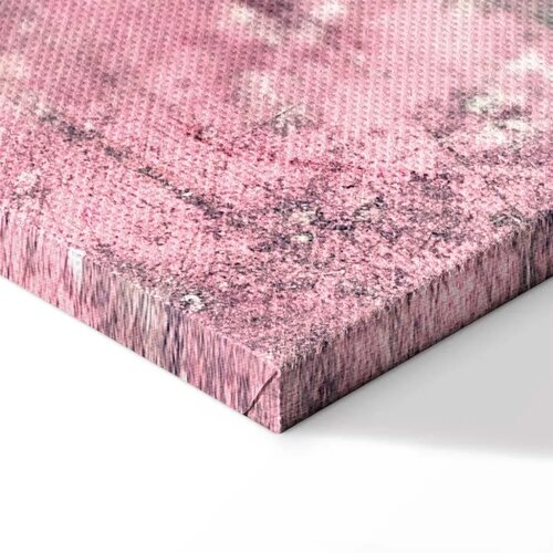  Slika - Figure on Pink Background (1-part) - Female Silhouette in Marble 20x30 Standard Slike
