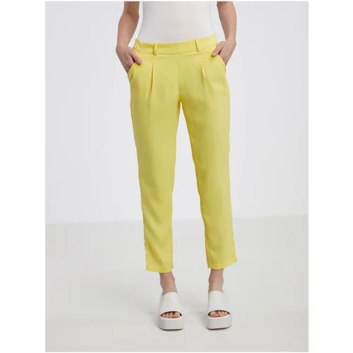 Camaieu Yellow Women's Trousers - Ladies