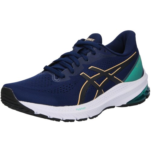 Asics Tenisice za trčanje &amp;#039;GT-1000 12&amp;#039; morsko plava / smaragdno zelena / svijetlonarančasta / crna Slike