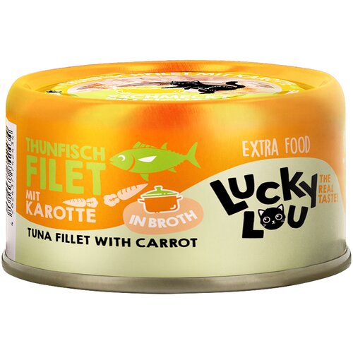 Lucky Lou Extra Food Filet u juhi 12 x 70 g - Tuna i mrkva Cijene