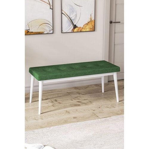 Hanah home klupa Pera Bench, 105 cm, kaki / zelena / bela Cene