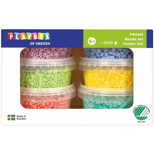 Playbox MIDI perle za peglanje od 5 mm u 6 pastelnih boja, 6000 komada Cene