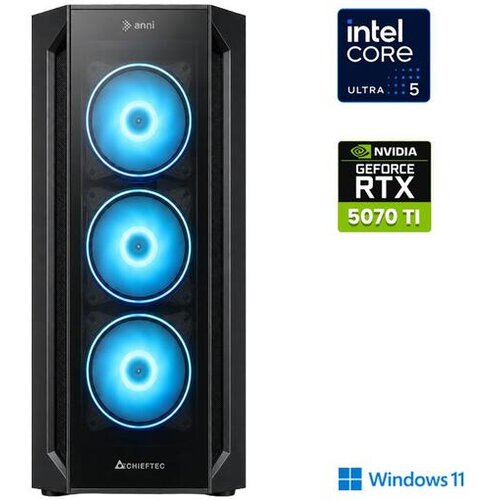 ANNI gaming namizni računalnik Gamer Extreme Ultra 5 245KF/Ultra 5 245KF/32GB/2TB SSD/Windows 11 Home/RTX 5070 Ti Cene