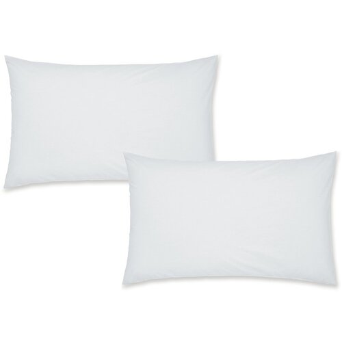 Catherine Lansfield Prevleke za vzglavnik iz perkala v kompletu 2 ks 75x50 cm Easy Iron Percale – Cene