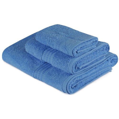 Rainbow blue blue towel set (3 pieces) Slike
