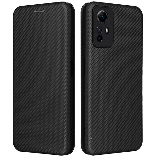 INORCO Za Xiaomi Redmi Note 12S 4G držalo za kartico, usnjena torbica za telefon, stojalo s teksturo ogljikovih vlaken, (22033835) Cene