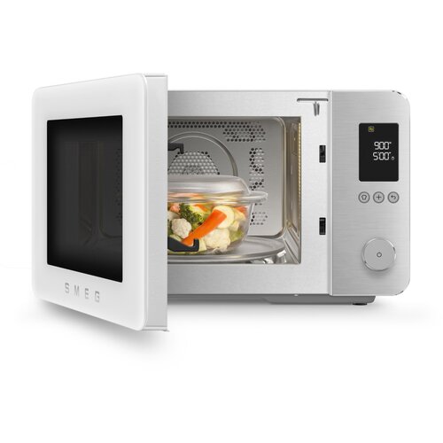 Smeg MOC02WHMEU Kombi-Tisch- Mikrowelle + Hei&amp;szlig;luft /Grill Slike