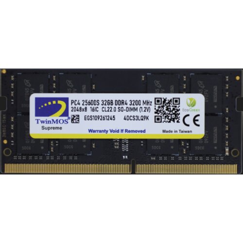 TwinMOS ram sodimm DDR4 32GB 3200MHz MDD432GB3200N Slike