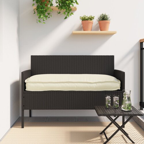 VidaXL Blazina za palete za sedež/naslon Krem 120x50x12 cm Oksford tkanina Slike
