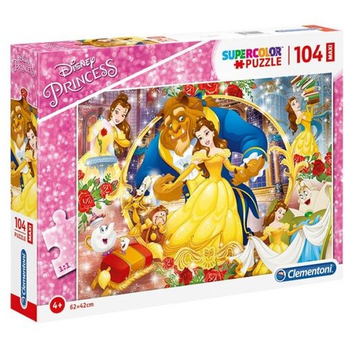 Clementoni igračka puzzle maxi princess (104kom), 4+ Slike