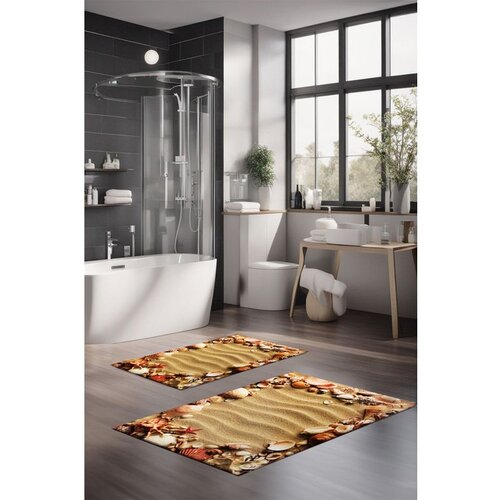  CT-5241 multicolor bathmat set (2 pieces) Cene