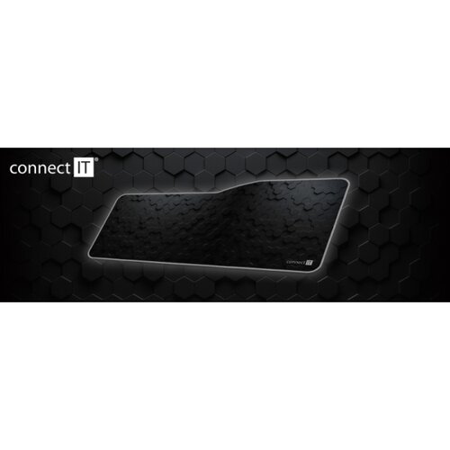 Connect IT CMP-2000-XL - Podloga za tastaturu i mi&amp;scaron; 79,5x34,5 cm crna Slike