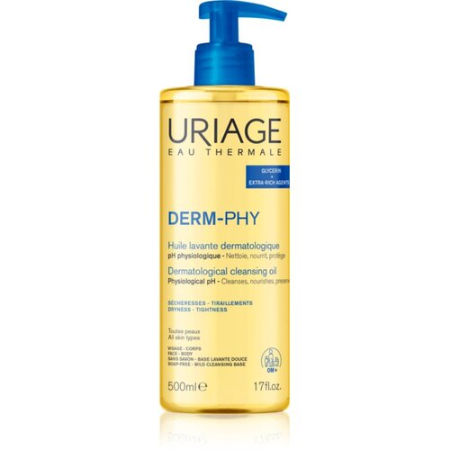 Uriage DERM-PHY Dermatological Cleansing Oil hranilni gel za prhanje 500 ml Cene