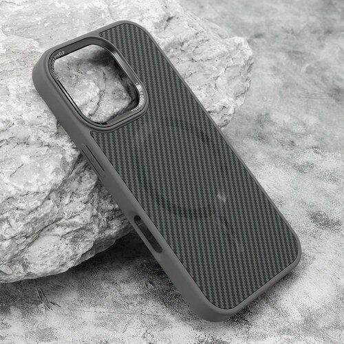 Maska carbon magsafe za iphone 16 pro/ siva Slike