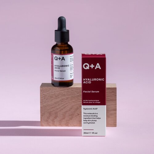 Q+A Hyaluronic Acid vlažilni serum s hialuronsko kislino 30 ml za ženske Slike