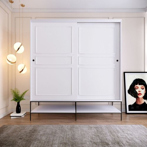Woody Fashion Ormar Martin 190 190x200x57cm Bijeli Cijene