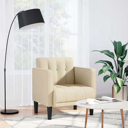 SOFA s naslonima za ruke krem boje 53 cm tkanina Cijene
