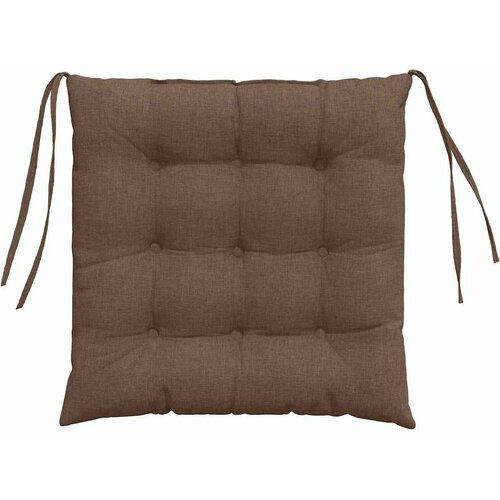  Jastučići za sjedenje 4 pcs Smeđa 40 x 40 x 6 cm tkanina Slike