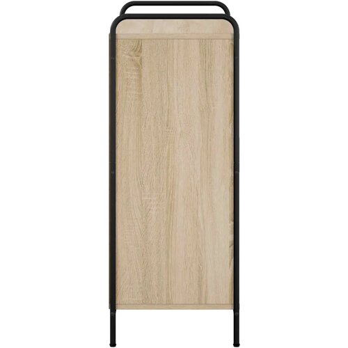  Ormar za cipele 76 x 36 5 x 93 cm Konstruirano drvo - Hrast sonoma 76 x 36 5 x 93 cm 4 police bez vrata Slike