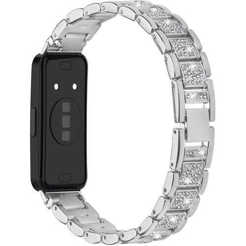 INF združljiv s huawei band 8/9/10, tanek diamantni jekleni pa&scaron;ček za uro silver, (5000090706) Cene