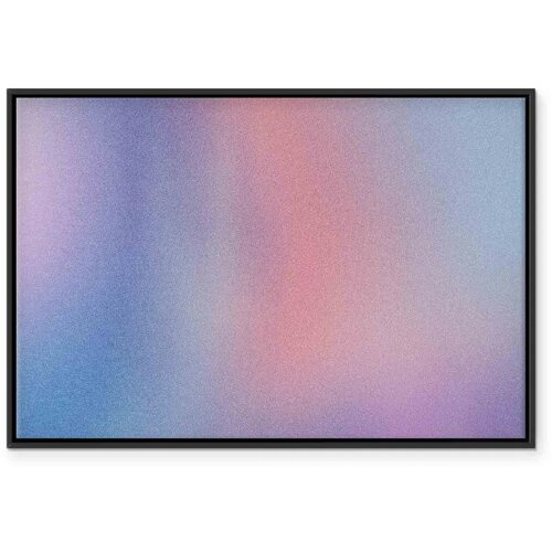  Slika - Rainbow Gradient - Delicate Multicolored Gradient Resembling Mist 120x80 U crnom drvenom okviru Slike