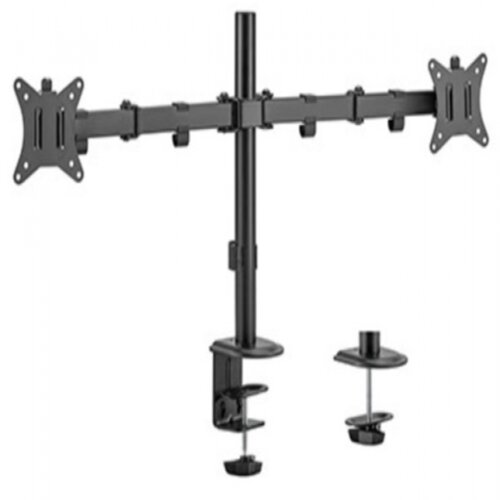 Gembird NOSAČ ZA DVA MONITORA GEMBIRD MA-D2-01, montaža na stol, (rotate, tilt, swivel), 17”-32”, up to 9 kg Cijene
