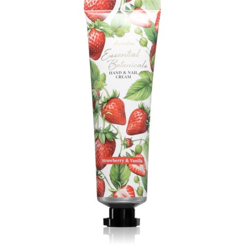 Accentra Essential Botanicals Hand and Nails Cream krema za roke in nohte z vonjem jahoda a vanilka 60 ml Slike