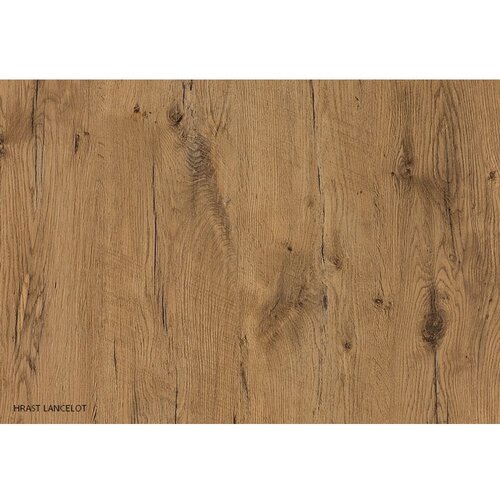  Stol ADAM 100x60 cm - laminirana ploča + MDF - hrast lancelot/crni Slike
