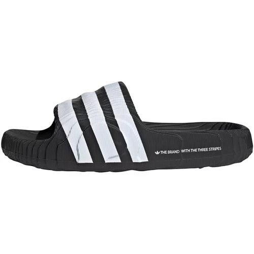 Adidas Natikače s potpeticom 'Adilette 22' crna / bijela