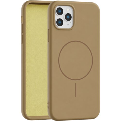 Apple velvet touch magsafe maska za iphone 11 pro &ndash; zlatna Cene