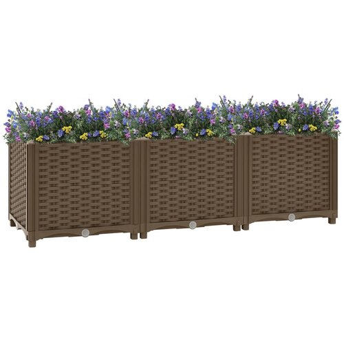  Povi&amp;scaron;ena gredica 120 x 40 x 38 cm od polipropilena Slike