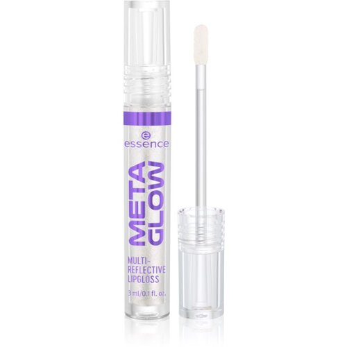 Essence META GLOW MULTI-REFLECTIVE sijaj za ustnice s holografskim učinkom odtenek 01 Cyber Space 3 ml Slike