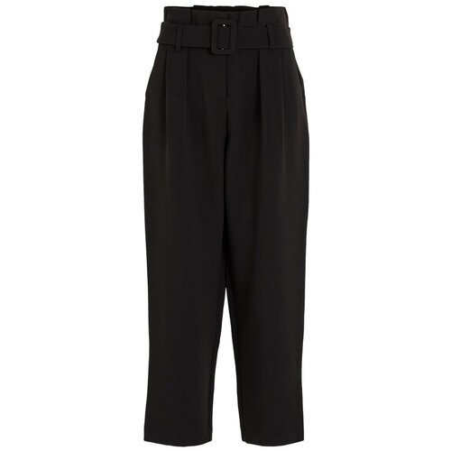 Vila Trousers Sabitha - Black Crna Slike