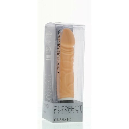 Purrfect Silicone Classic 8 inch Flesh SEVCR01553 Slike