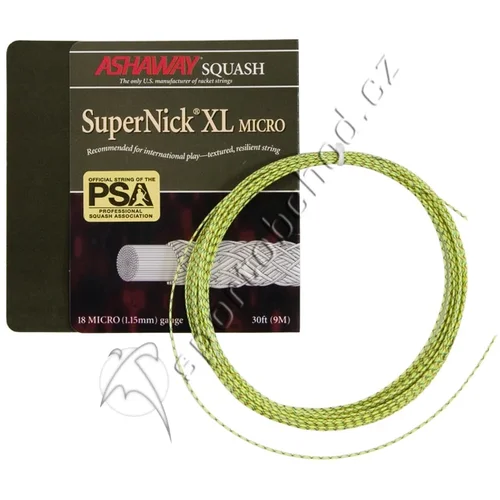 Ashaway UltraNick 17 Squash String - (110m)