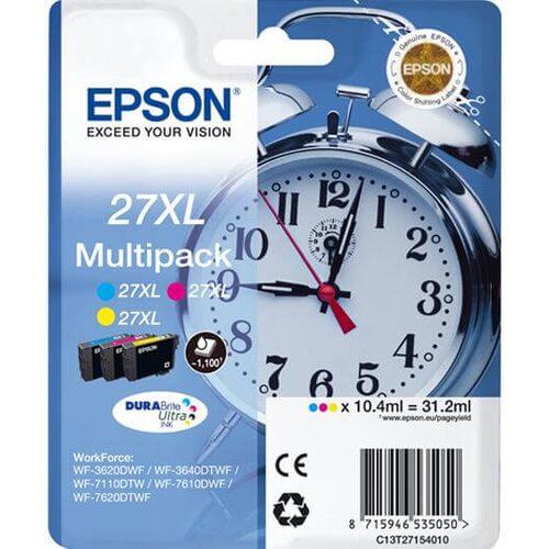 Epson komplet kartuš 27 XL (C13T27154010) (C/M/Y), original Cene