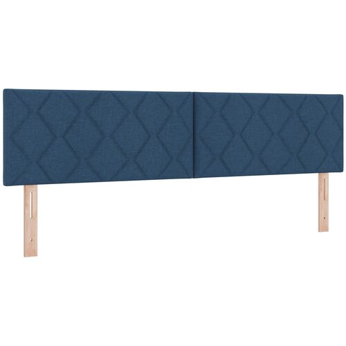  LED glava kreveta Plava 180 cm tkanina Slike