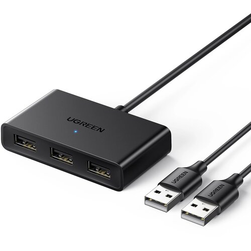Ugreen STIKALNA OMARA USB 2 VHODA 3 IZHODI NA RAČUNALNIK ADAPTER, (5000310959) Cene