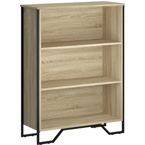 Maison Chic Knjižna omara - Knjižni regal sonoma hrast 80x31x106 cm inženirski les, (21725592) Slike