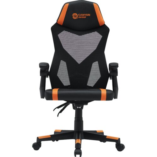 Canyon gaming chair Flow MCH01 Mesh Black Orange Slike