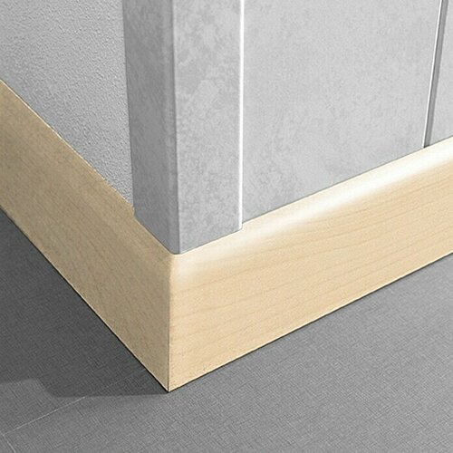 LOGOCLIC Podna kutna lajsna K 58 Javor (260 cm x 10 mm x 58 mm, MDF) Cijene