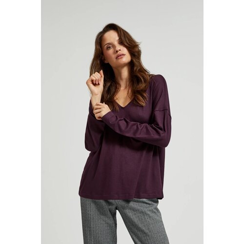 Marisse Women's Sweater Z-Sw-4561 D.Violet Cene