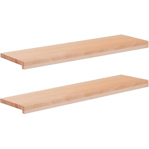 VidaXL stenske police, 90x30x2 cm, 2kos Slike
