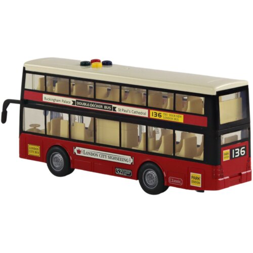  Crveni dupli gradski autobus 1:16 za igru Slike