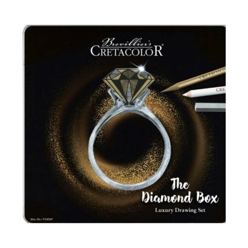  Umjetnički kpl za crtanje Cretacolor The diamond paket 15 kom u metalnoj kutiji Cijene
