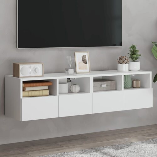  Zidni TV ormarići 2 kom bijeli 60x30x30 cm konstruirano drvo Cene